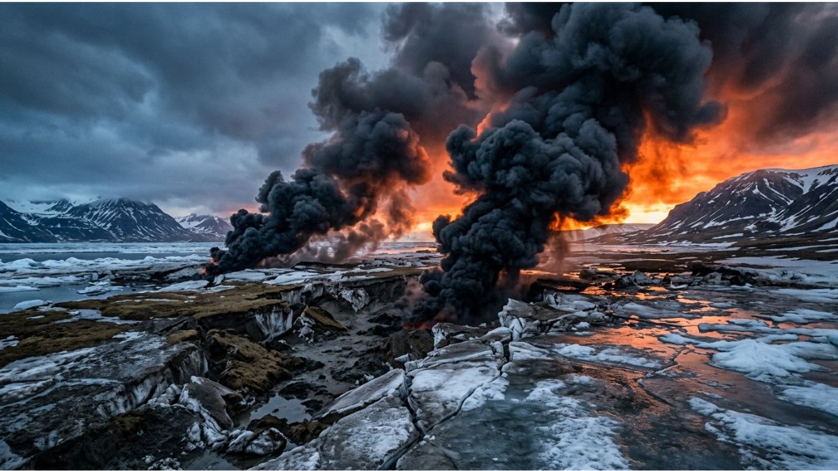 Bomba climática no Ártico: 63,4 bilhões de toneladas de carbono ameaçam acelerar o aquecimento global além do previsto